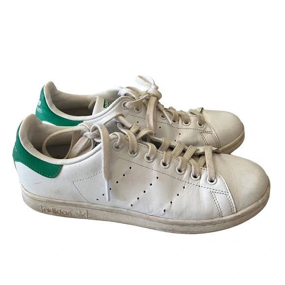 adidas Stan Smith Sneakers White Green‎ 8 - Picture 1 of 9